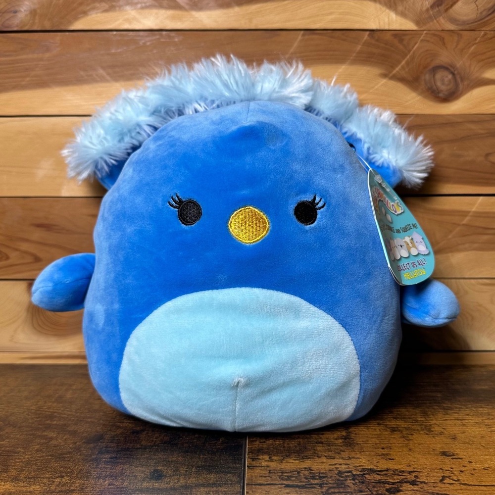 Squishmallows Patricia Blue Peacock 8 inch Plush Toy